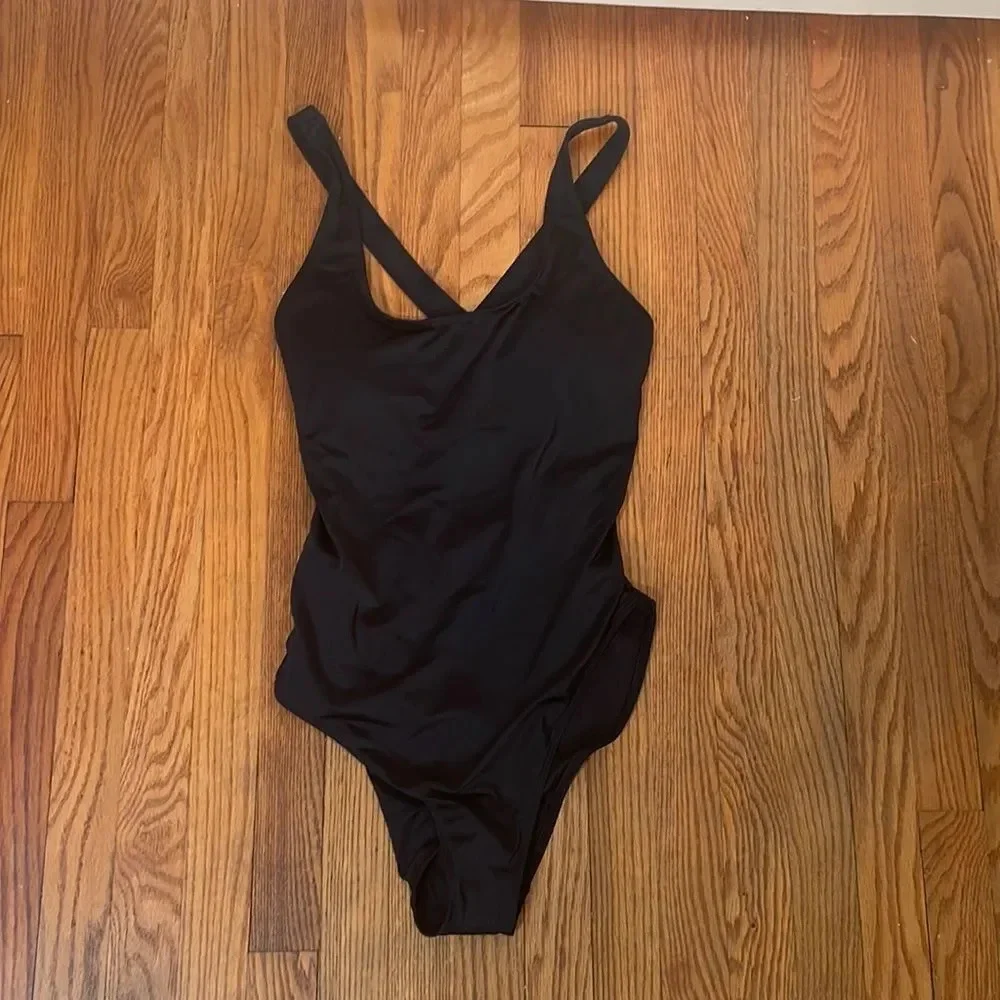 Andie The Full Coverage Tulum One‎ Piece Swimsuit Black Size XXL NWT